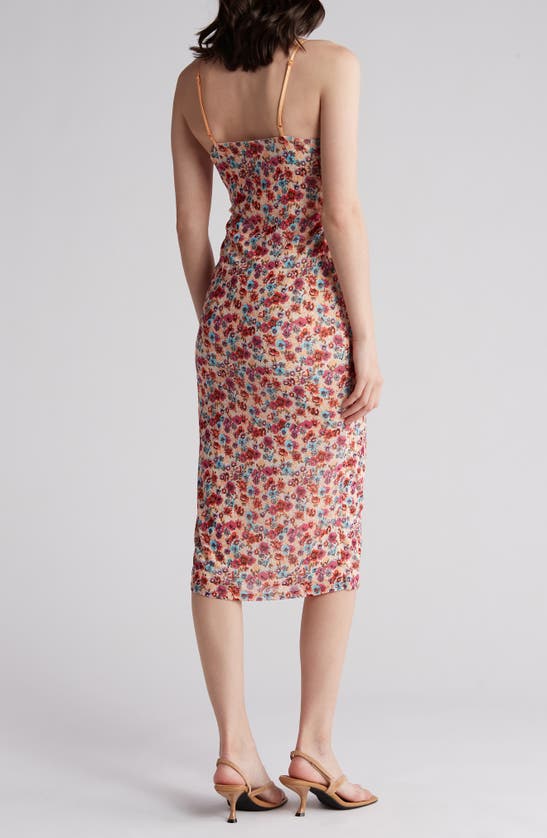 Shop Afrm Hessler Sleeveless Dress In Hyacinth Ditsy