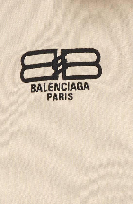 BALENCIAGA BALENCIAGA KIDS' BB LOGO CLASSIC COTTON FLEECE GRAPHIC HOODIE