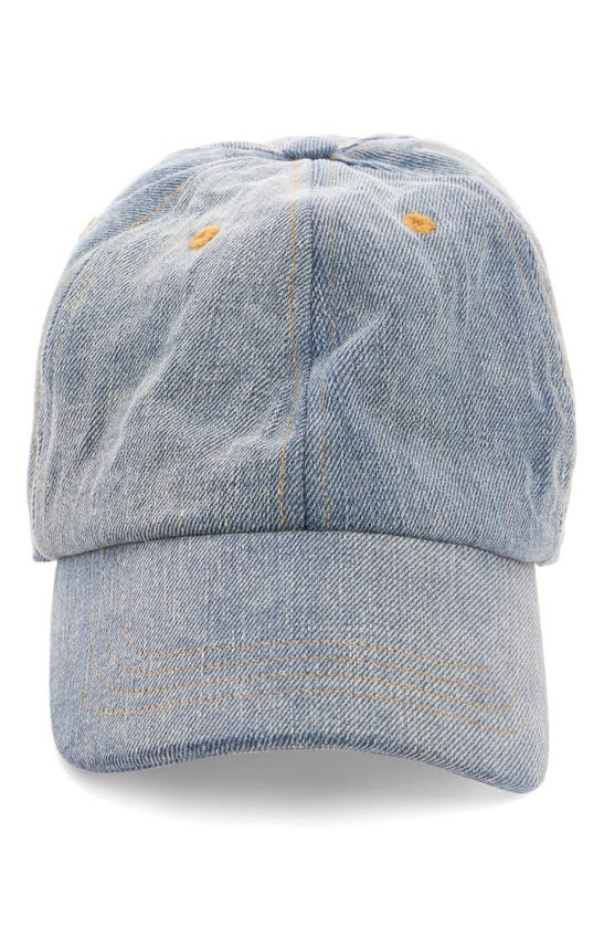 Acne Studios Carliy Logo-Appliquéd Denim Baseball Cap - Men - Mid Denim Hats