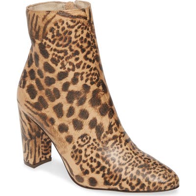 Matisse Cadet Block Heel Bootie- Brown