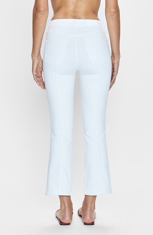 Shop Pistola Lennon High Waist Ankle Bootcut Jeans In Le Blanc