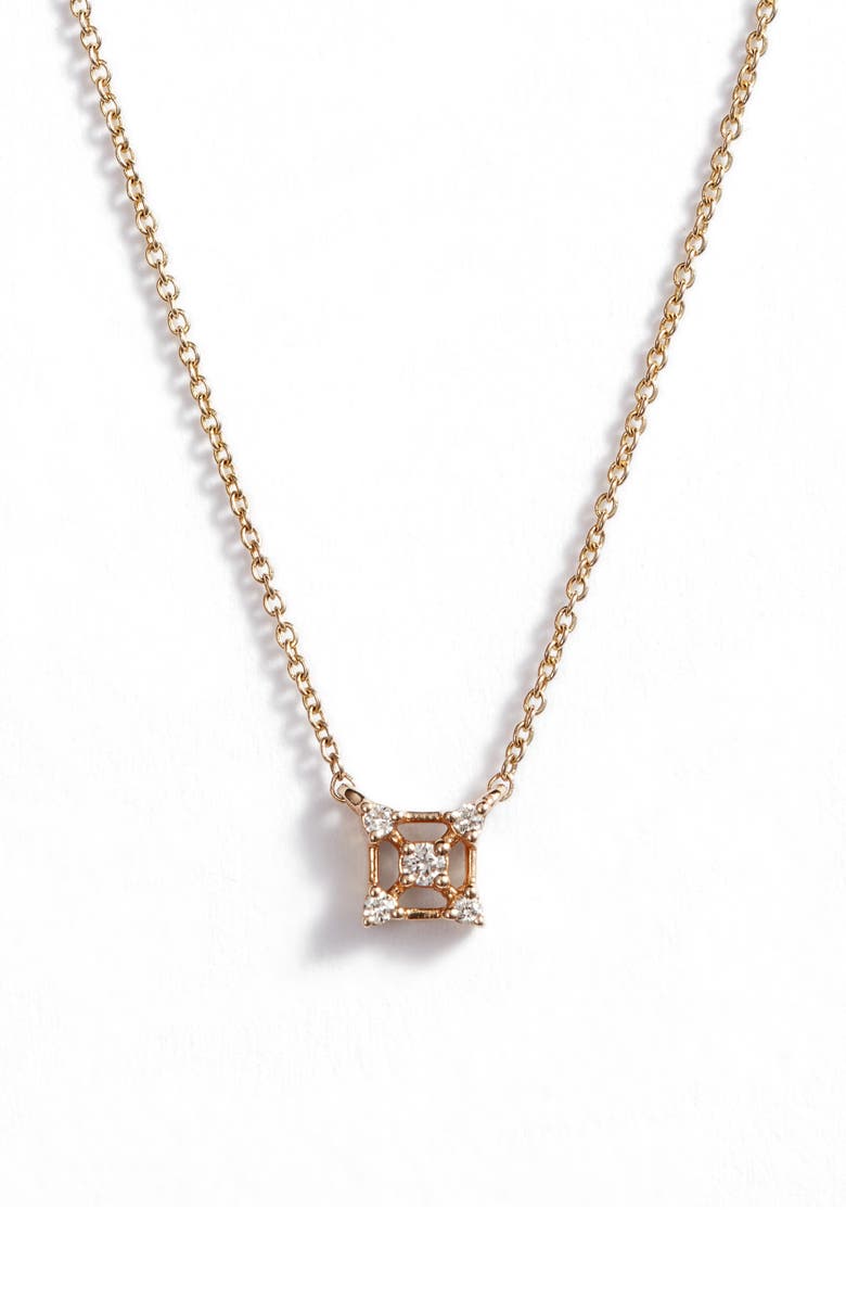 Dana Rebecca Designs Square Diamond Pendant Necklace | Nordstrom