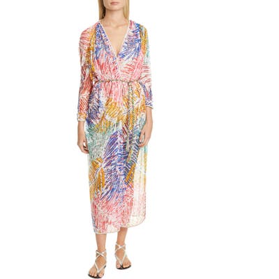 Missoni Multicolor Knit Cover-Up, Blue/green