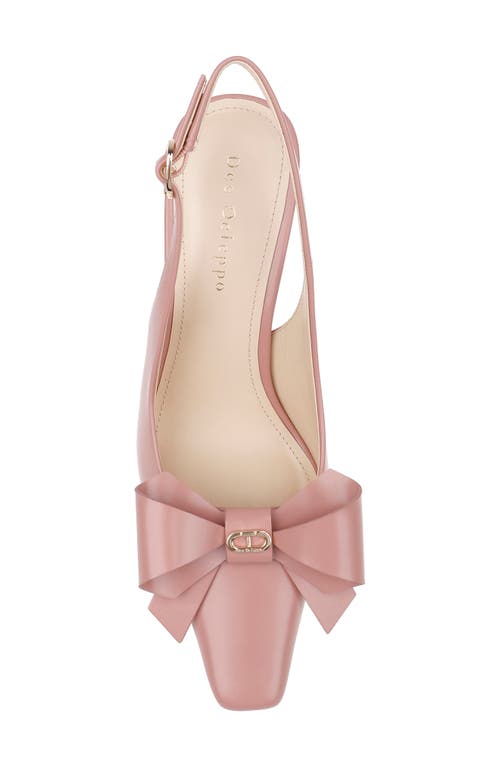 Shop Dee Ocleppo Coronado Slingback Pump In Blush Leather