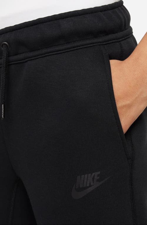 Shop Nike Kids' Tech Fleece Joggers In Black/black/black