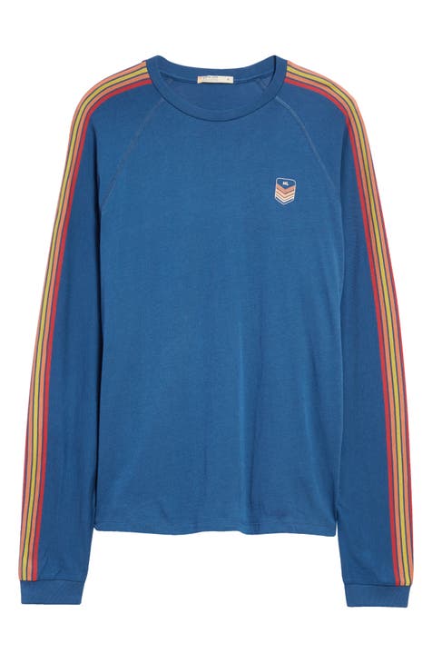 Double-Layer Stripe Jersey Pullover | hectordufau.com.br