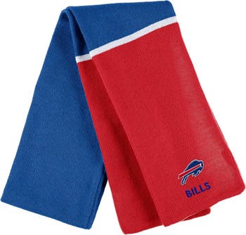 WEAR by Erin Andrews Women's WEAR by Erin Andrews Royal Buffalo Bills  Colorblock Cuffed Knit Hat with Pom and Scarf Set