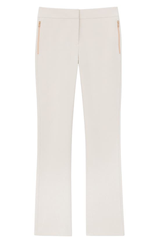 Lafayette 148 Plus-size Jodhpur Cloth Front Zip Cropped Bleecker Pant In Sand