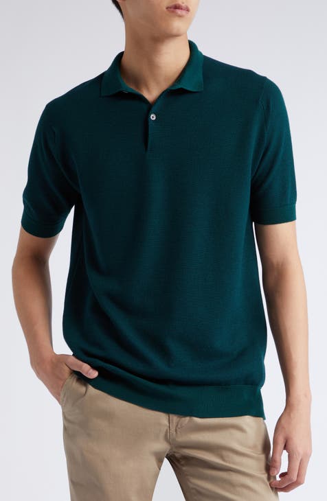 Sunspel - Men - Honeycomb-Knit Cotton Polo Shirt Brown - S