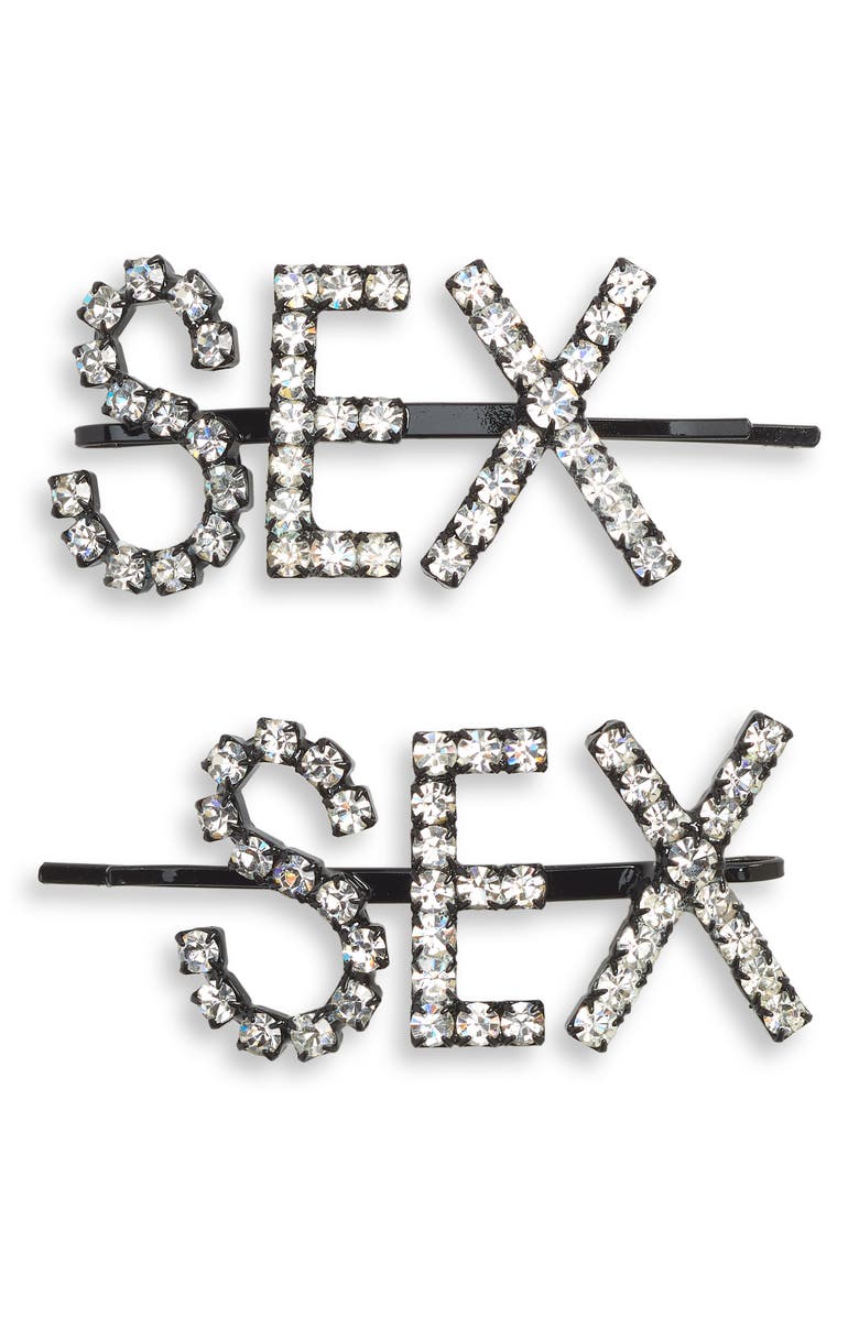 Ashley Williams Sex Set Of 2 Crystal Bobby Pins Nordstrom 