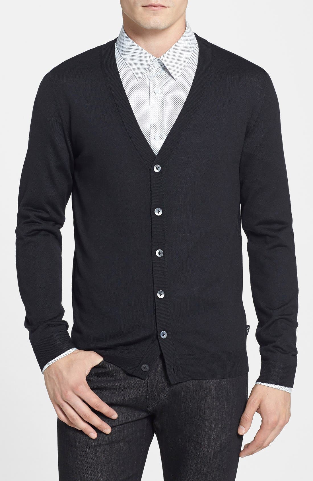 BOSS HUGO BOSS 'Mardon' Wool Cardigan Nordstrom