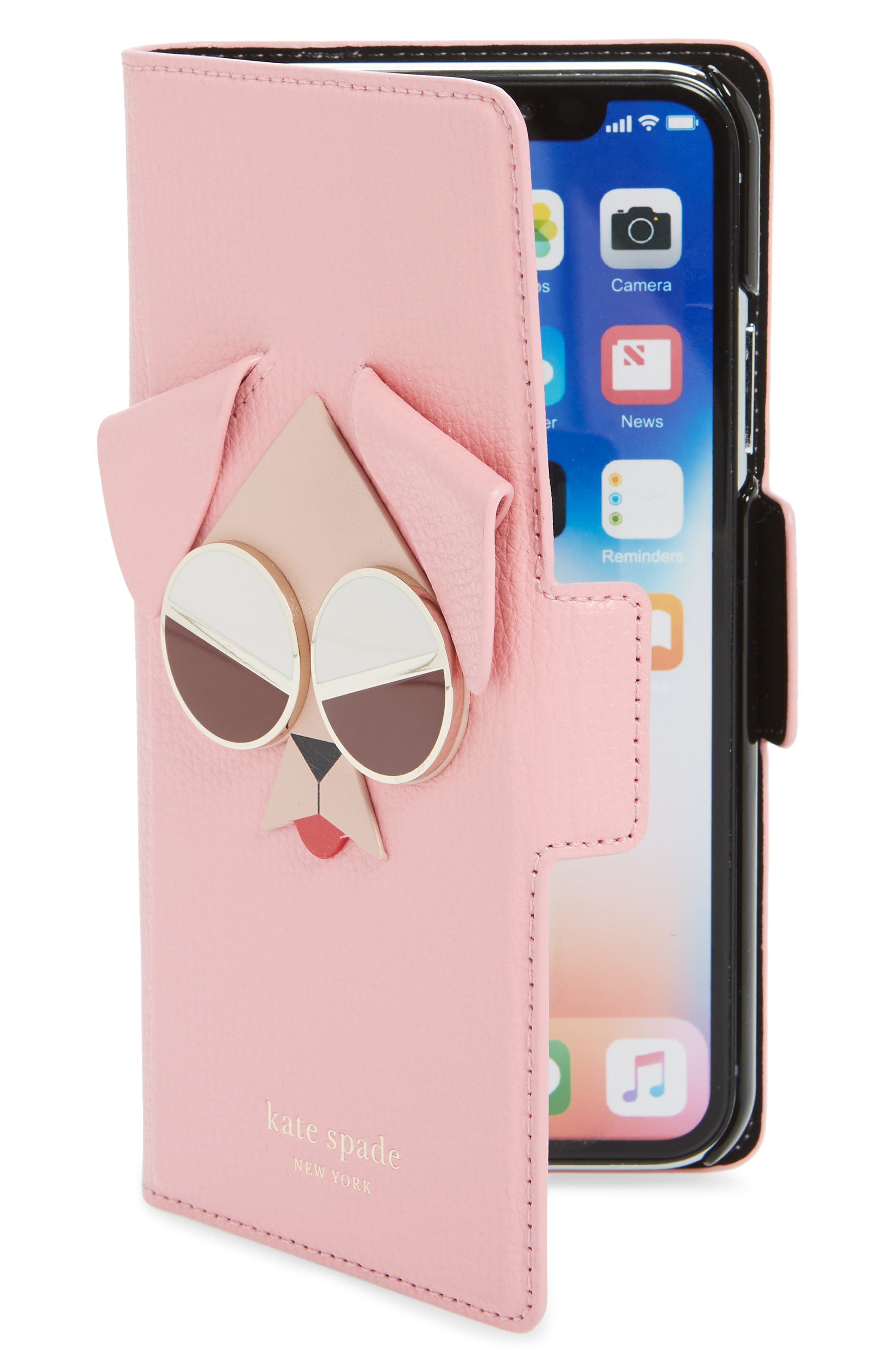 Kate Spade New York Mod Dog Iphone X/xs/xs Max & Xr Folio - Pink