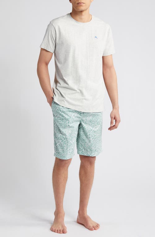 Tommy Bahama Cotton Short Pajamas Mint Print at Nordstrom,