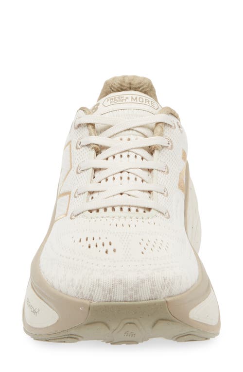 Shop New Balance Fresh Foam X More V5 Running Shoe In Linen/stoneware