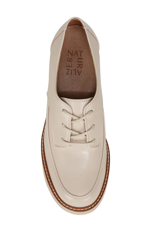 Shop Naturalizer Darry Lace-up Derby In Porcelain Faux Leather