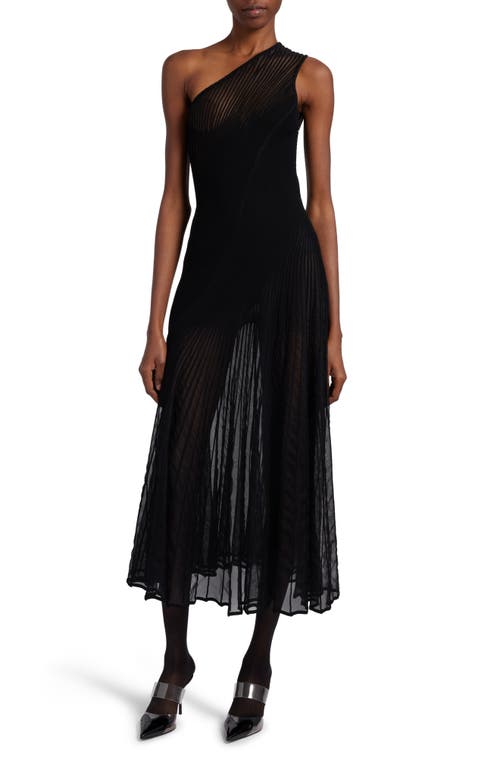 Alaia One Shoulder Dress Noir at Nordstrom, Us