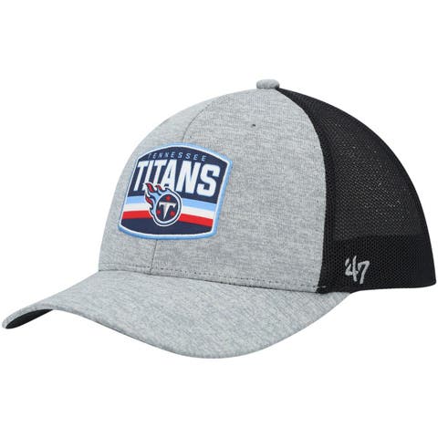 Men's Fanatics Branded Heathered Gray/Navy Tennessee Titans T-Shirt & Adjustable Hat Set