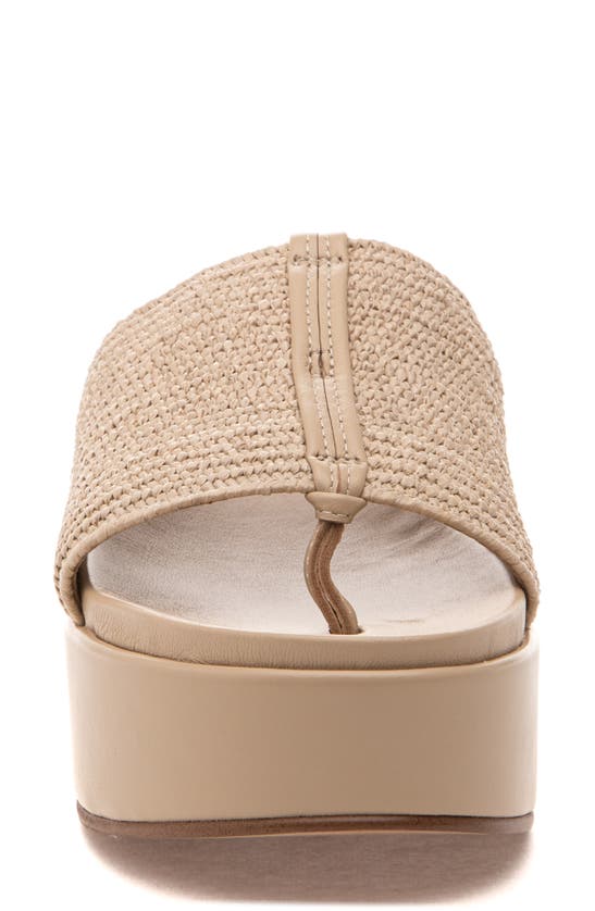 Shop J/slides Nyc Quo Woven Wedge Sandal In Natural