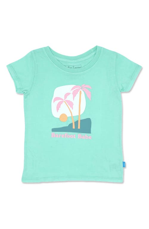 Feather 4 Arrow Barefoot Babe Everyday Cotton Graphic Tee in Green
