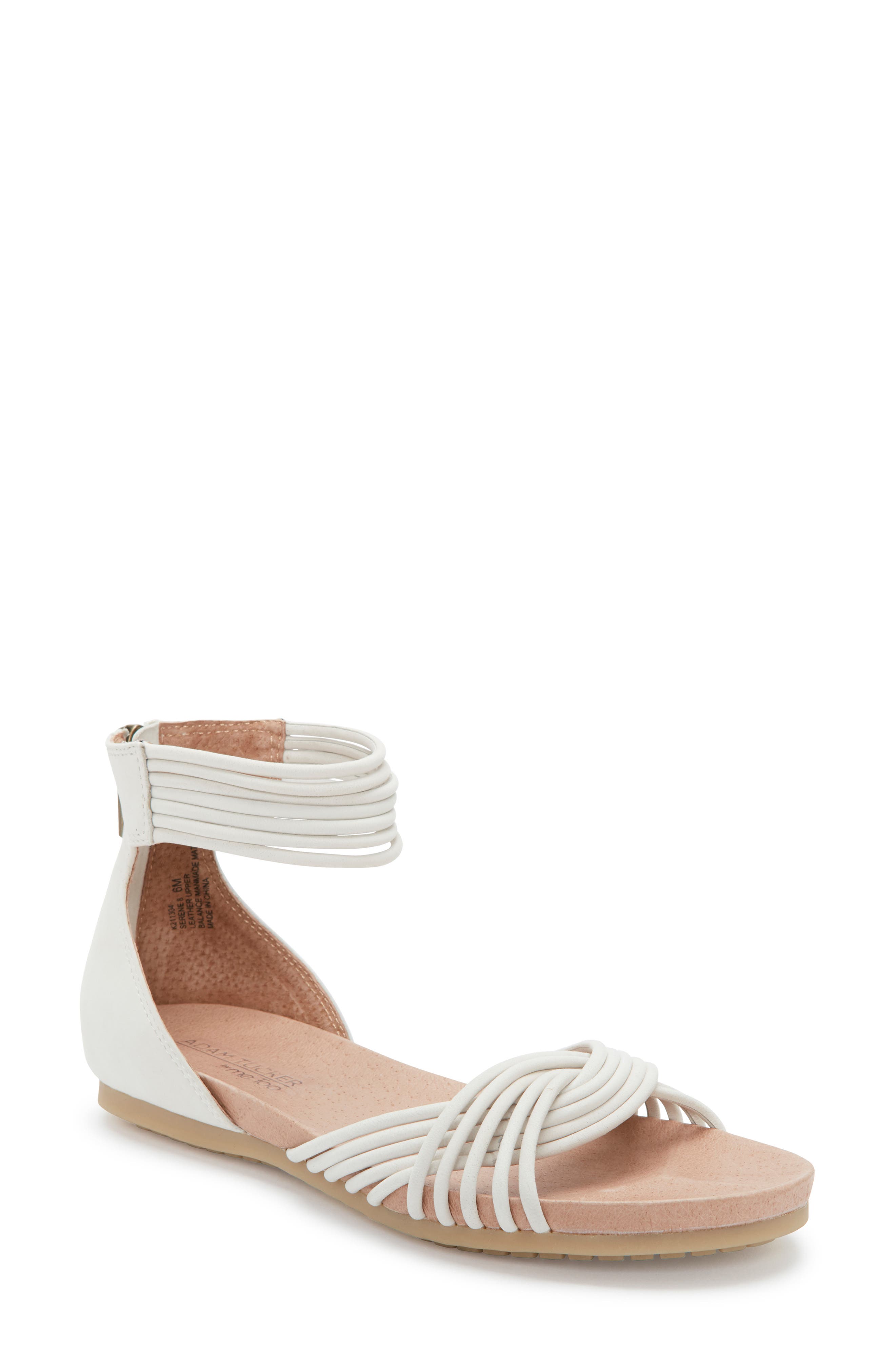 Adam Tucker Serene Sandal- White