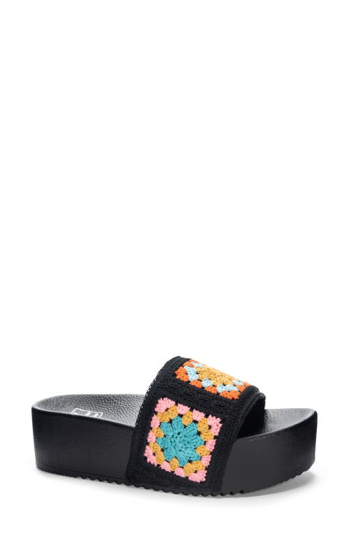 Dirty Laundry Worble Platform Sandal in Black