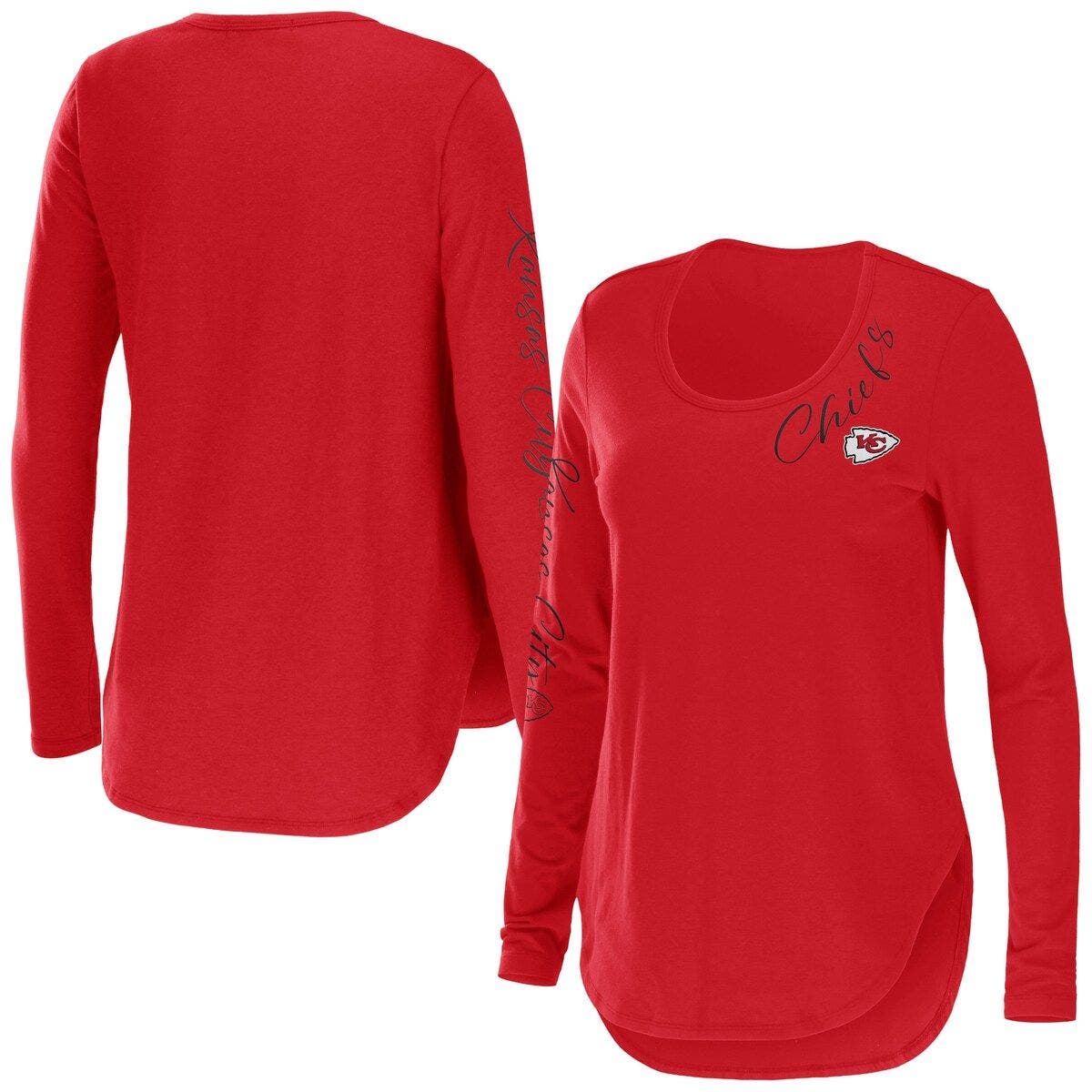 Women's Wear by Erin Andrews Red St. Louis Cardinals Cinched Colorblock T-Shirt