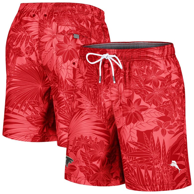 Shop Tommy Bahama Red Atlanta Falcons Santiago Palms Board Shorts