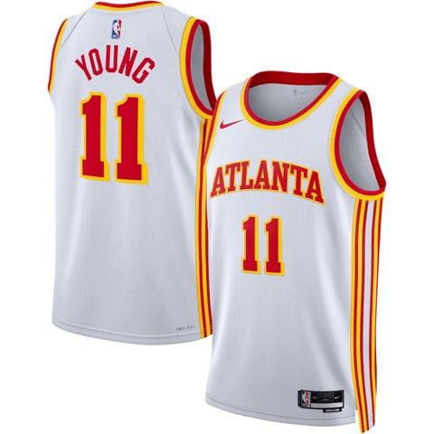 Unisex Nike Trae Young White Atlanta Hawks Swingman Jersey - Association Edition