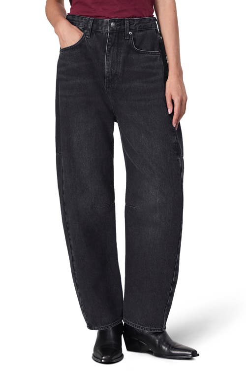 Shop Rag & Bone Charlie High Waist Barrel Jeans In Blackstn