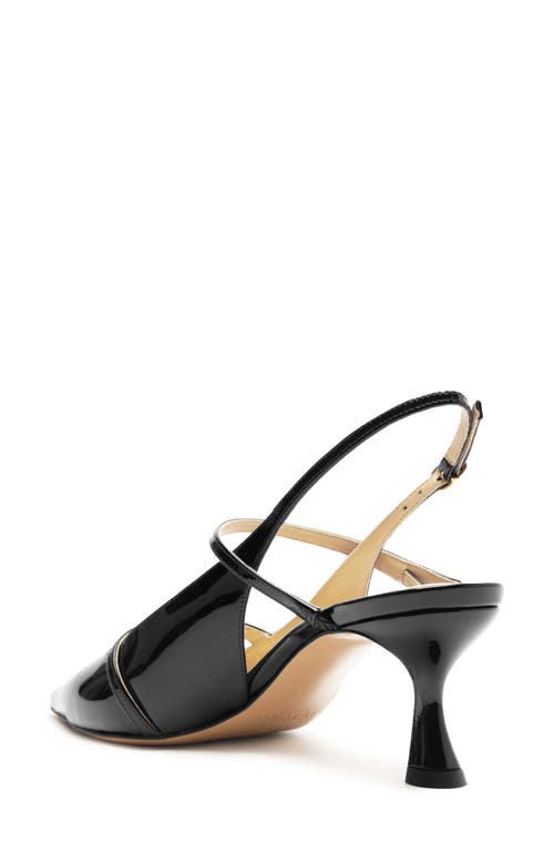 Shop Alexandre Birman Tita Pointed Toe Slingback Pump In Black