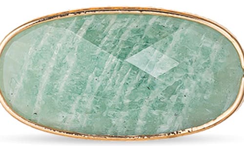 Eye Candy Los Angeles Jules Set Of 3 Slider Bracelets In Gold/green
