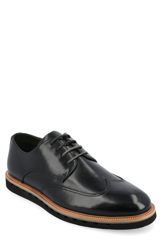 Vance Co. Evander Tru Comfort Wingtip Derby In Black
