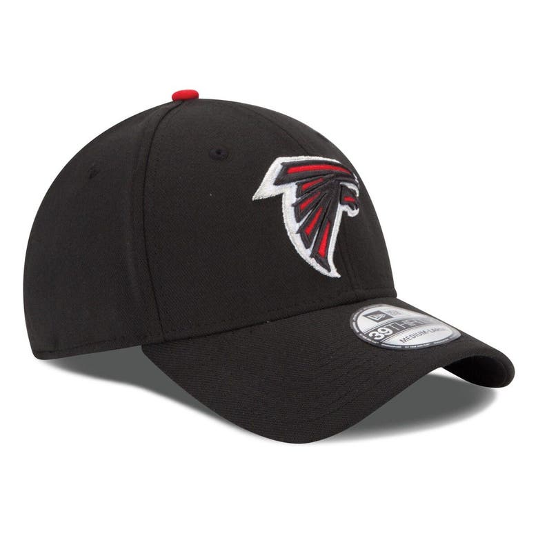 Shop New Era Atlanta Falcons  39thirty Team Classic Flex Hat In Black