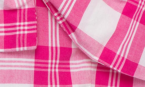 Shop Habitual Kids' Gingham Twist Top & Shorts Set In Pink