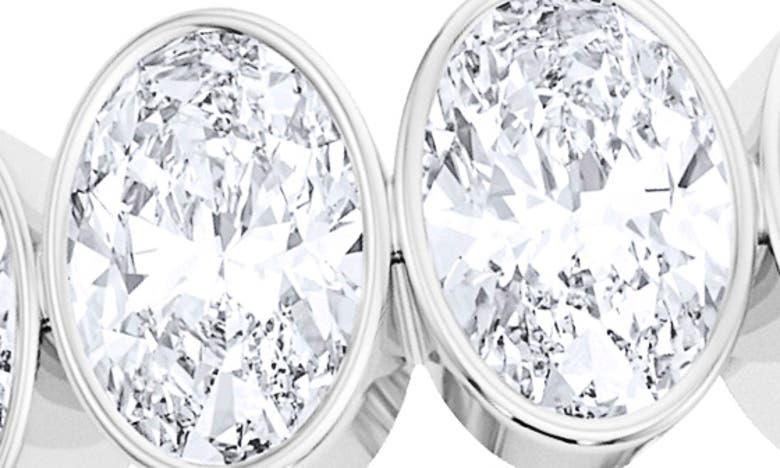 HAUTECARAT HAUTECARAT OVAL CUT LAB CREATED DIAMOND ETERNITY RING