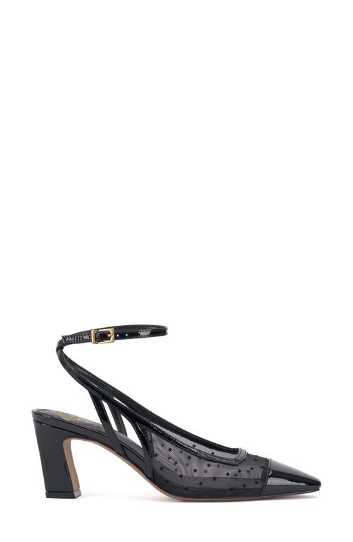 Shop Vince Camuto Somlee Ankle Strap Pump In Black