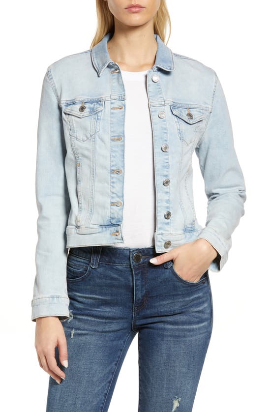 Mavi Jeans Samantha Ripped Denim Jacket In Light Ripped Recycled Blue ...