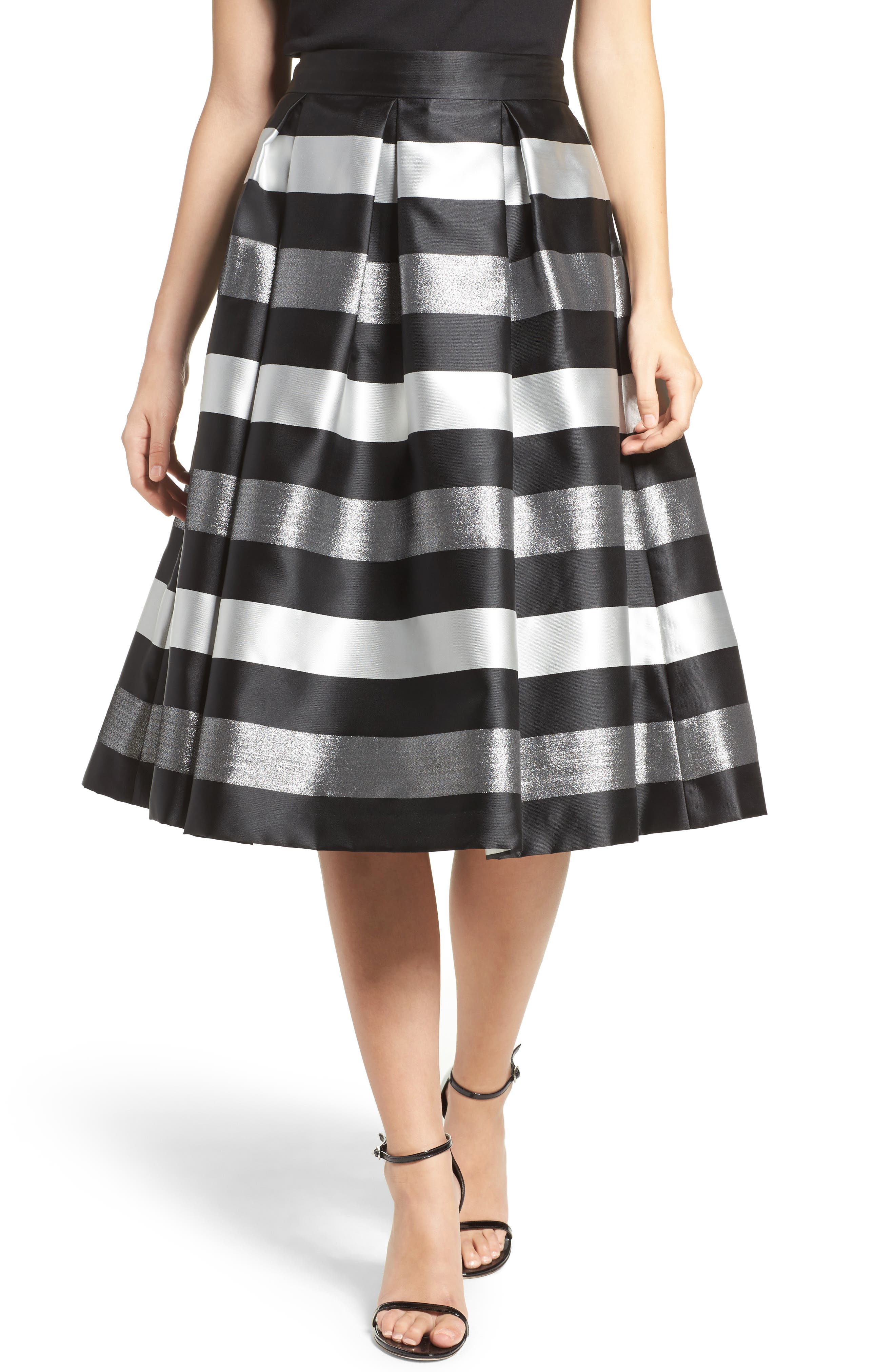 Eliza J Jacquard Midi Skirt Nordstrom