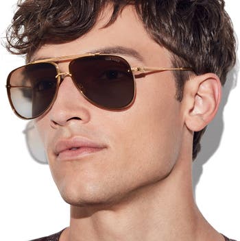 TOM FORD Leon 62mm Pilot Sunglasses | Nordstrom