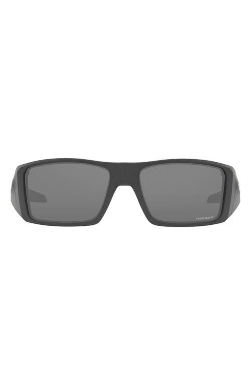 Oakley Heliostat 61mm Prizm Rectangular Sunglasses in Black Grey at Nordstrom