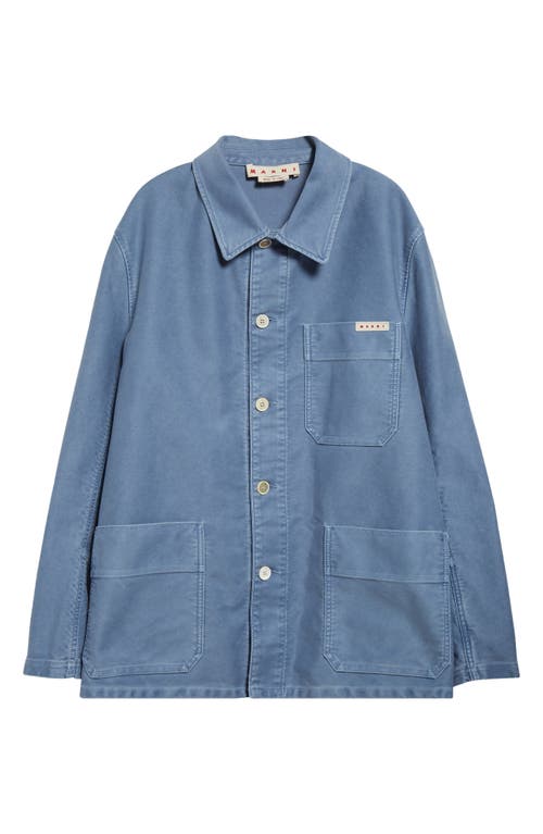 MARNI MARNI COTTON TWILL SHIRT JACKET 