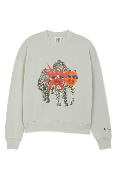 THE RAD BLACK KIDS Glampard Cotton Graphic Sweatshirt in Gray at Nordstrom, Size Small
