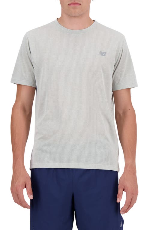 Shop New Balance Athletics Running T-shirt In Athletic Grey