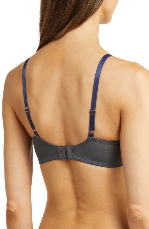 Shop Skarlett Blue Spellbound Underwire Full Coverage Bra In Black Sand/blue