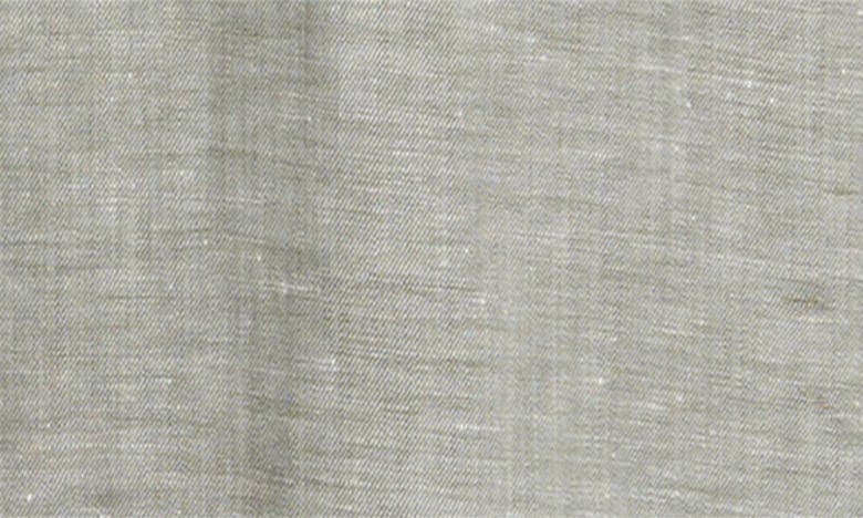SCOTT BARBER SCOTT BARBER SOLID LINEN & LYOCELL TWILL BUTTON-DOWN SHIRT