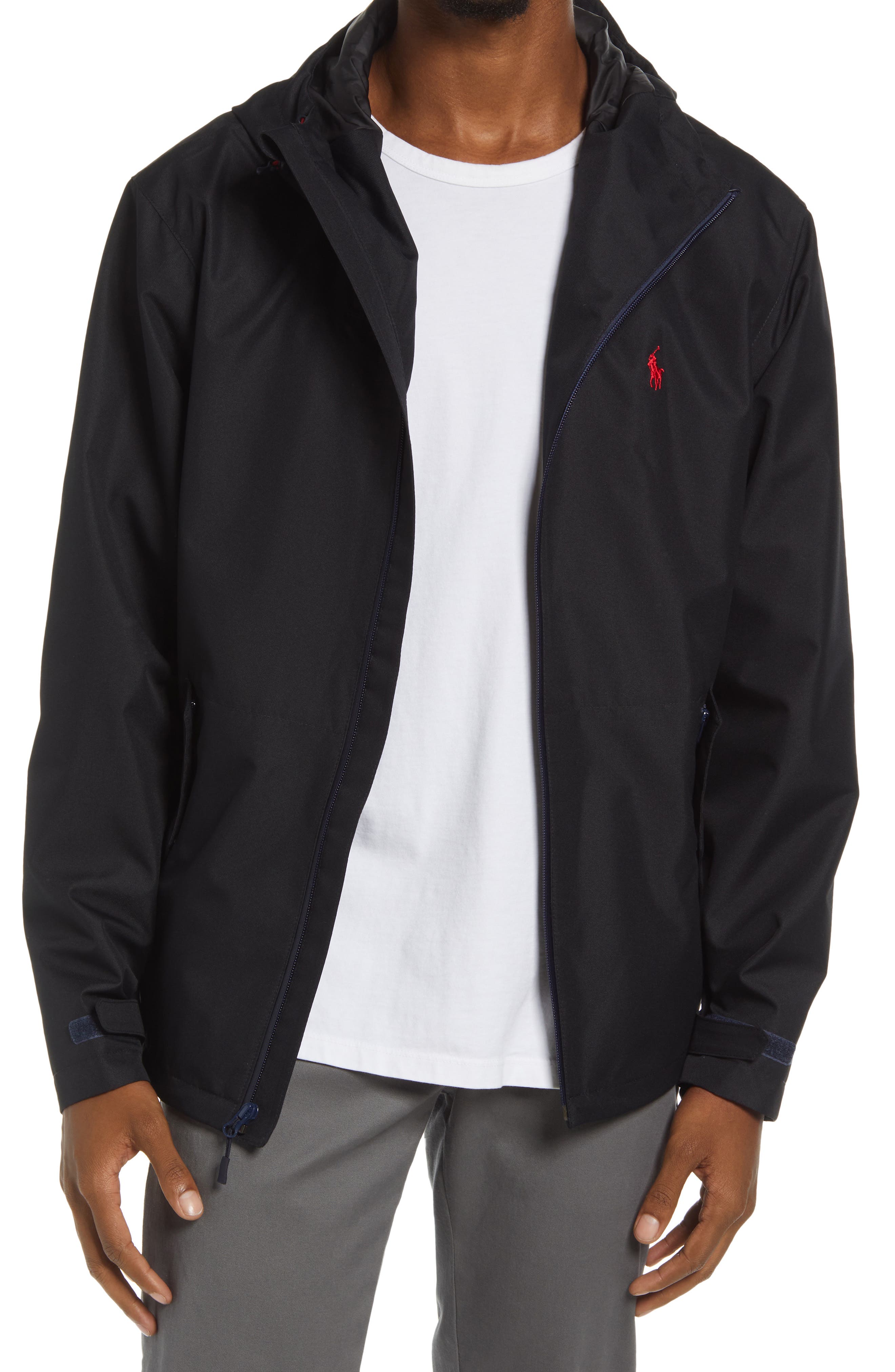 ralph lauren black hoodie mens