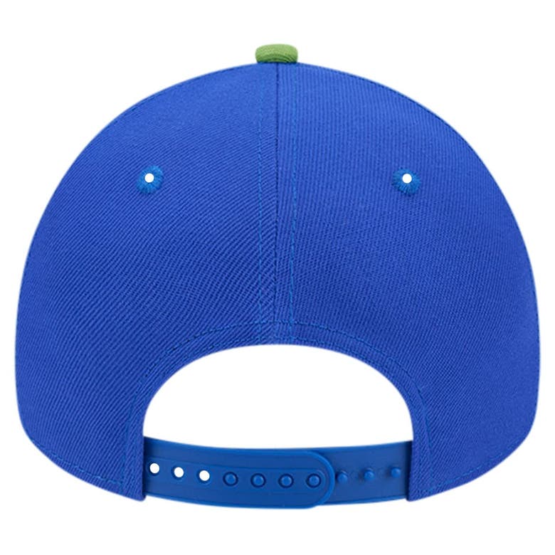 Shop New Era Blue Seattle Sounders Fc 2024 Kick Off Collection 9forty A-frame Adjustable Hat