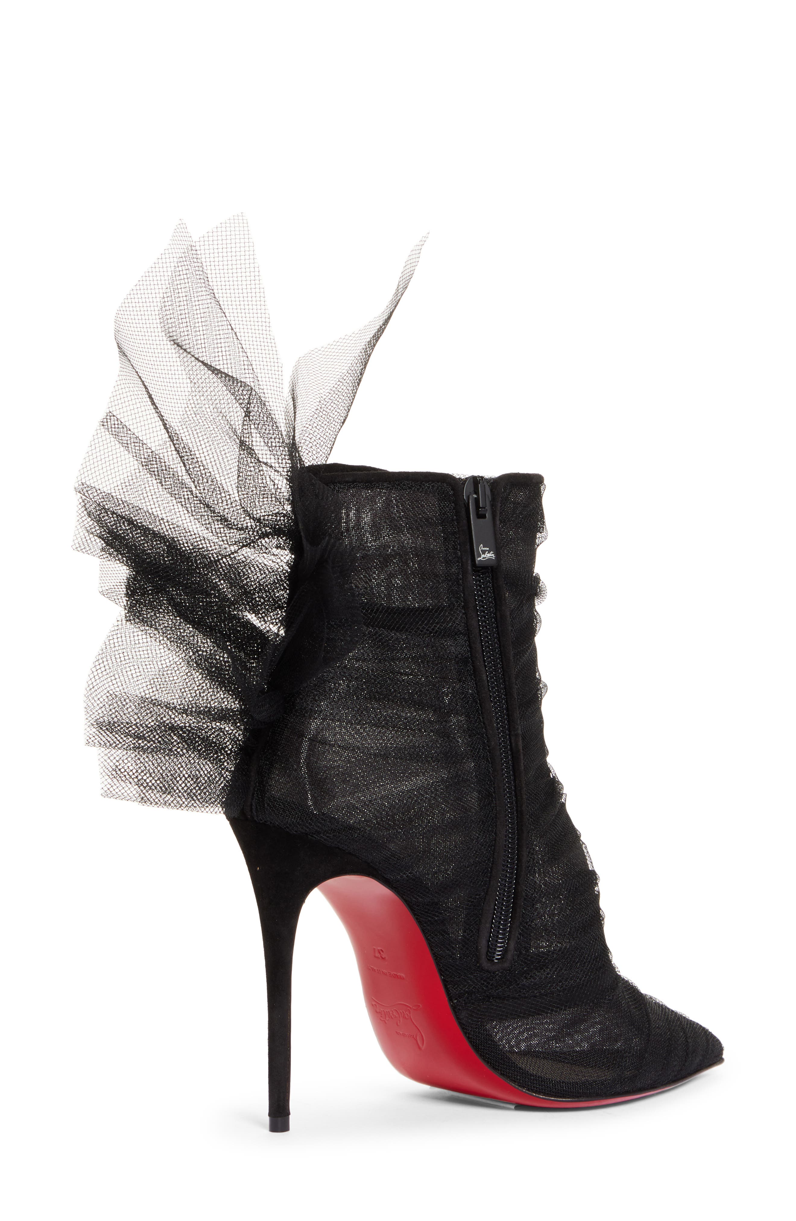 louboutin pointed boots