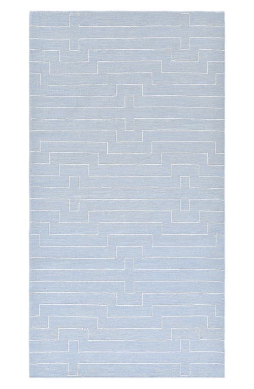Solo Rugs Barry Handmade Wool Blend Area Rug in Blue at Nordstrom, Size 8X10