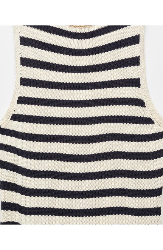 Shop Mango Eliot Sleeveless Sweater Dress In Navy